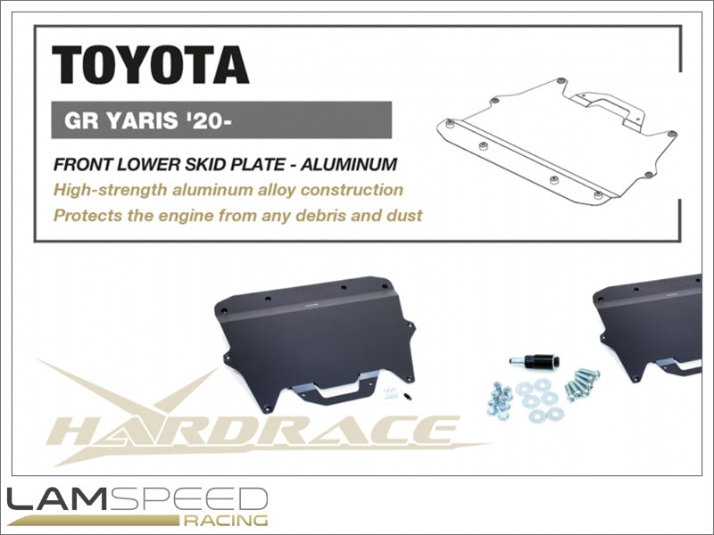 Hardrace TOYOTA GR YARIS '20- FRONT LOWER SKID PLATE - Q1012