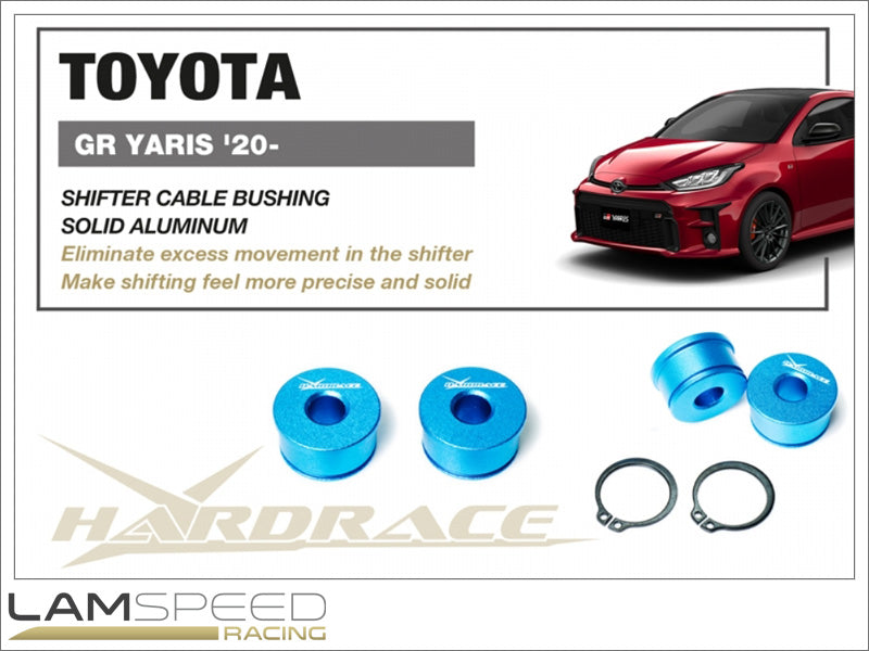 HARDRACE SUSPENSION TOYOTA GR YARIS '20- SOLID BILLET SHIFTER CABLE BUSHING - Q1028.