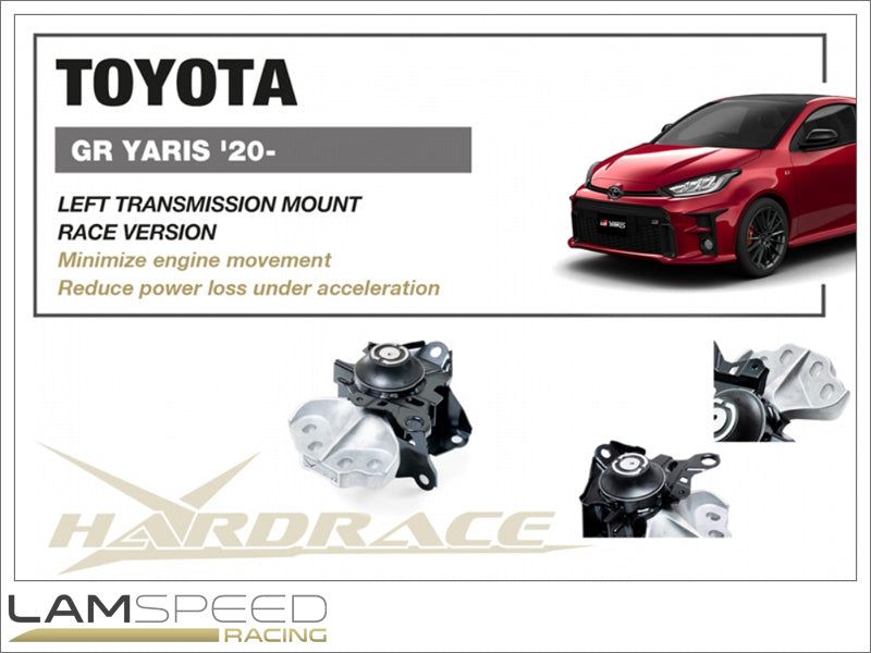 Hardrace TOYOTA GR YARIS GXPA16/MXPA12 '20- LEFT SIDE TRANSMISSION MOUNT (Q1036).