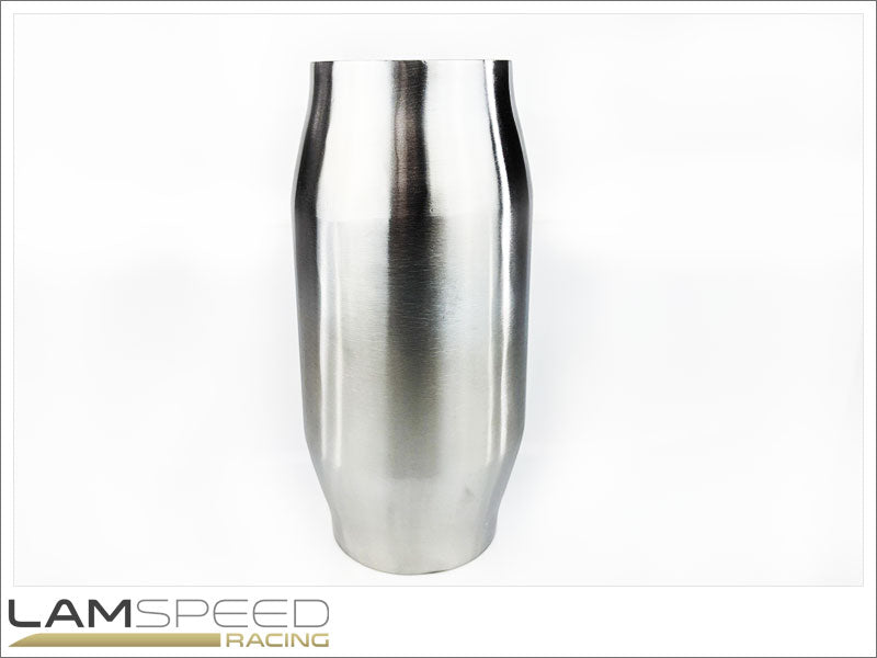 Lamspeed Racing 100 Cell 3" High Flow Catalytic Converter - SS304 Stainless Steel - Universal.